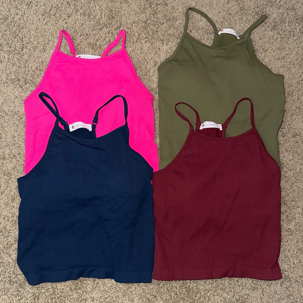 Like-New: Bundle of 4 halter tops